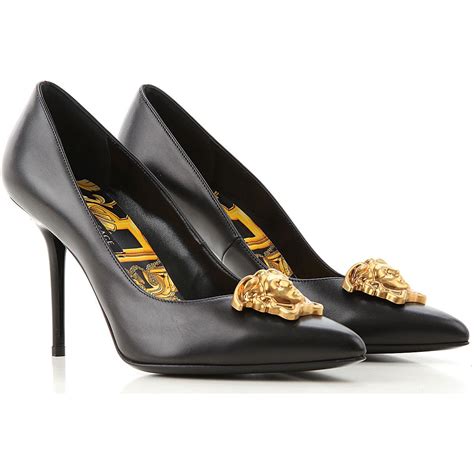 gianni versace womens high heel shoes|versace heels black and gold.